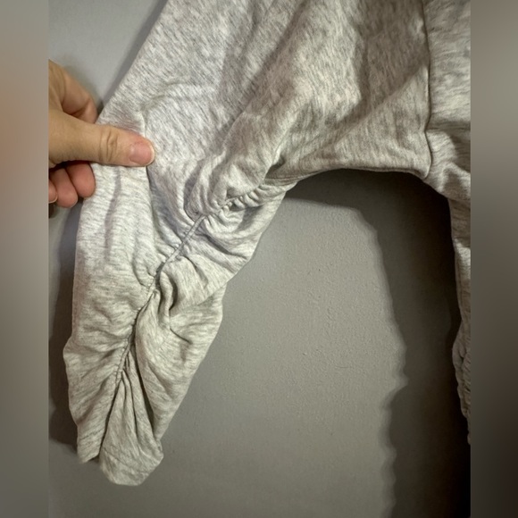 Athleta Lombard Ruched Sweatshirt Grey Size Large - Picture 7 of 12